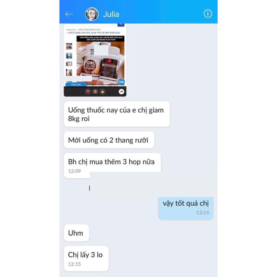 CAFE IDOL SLIM+ X2 THÁI LAN [MỚI HÀNG CHÍNH HÃNG]