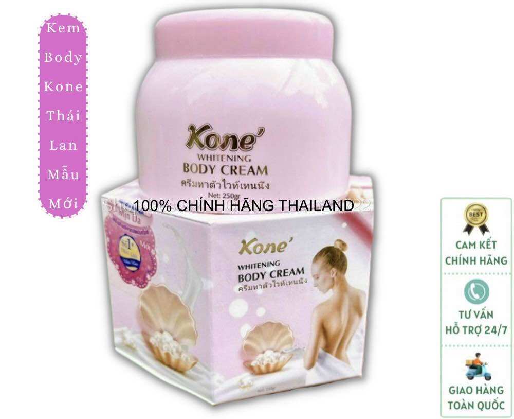 Kem Body Kone Thái Lan nâng tông sáng da không bết mẫu mới