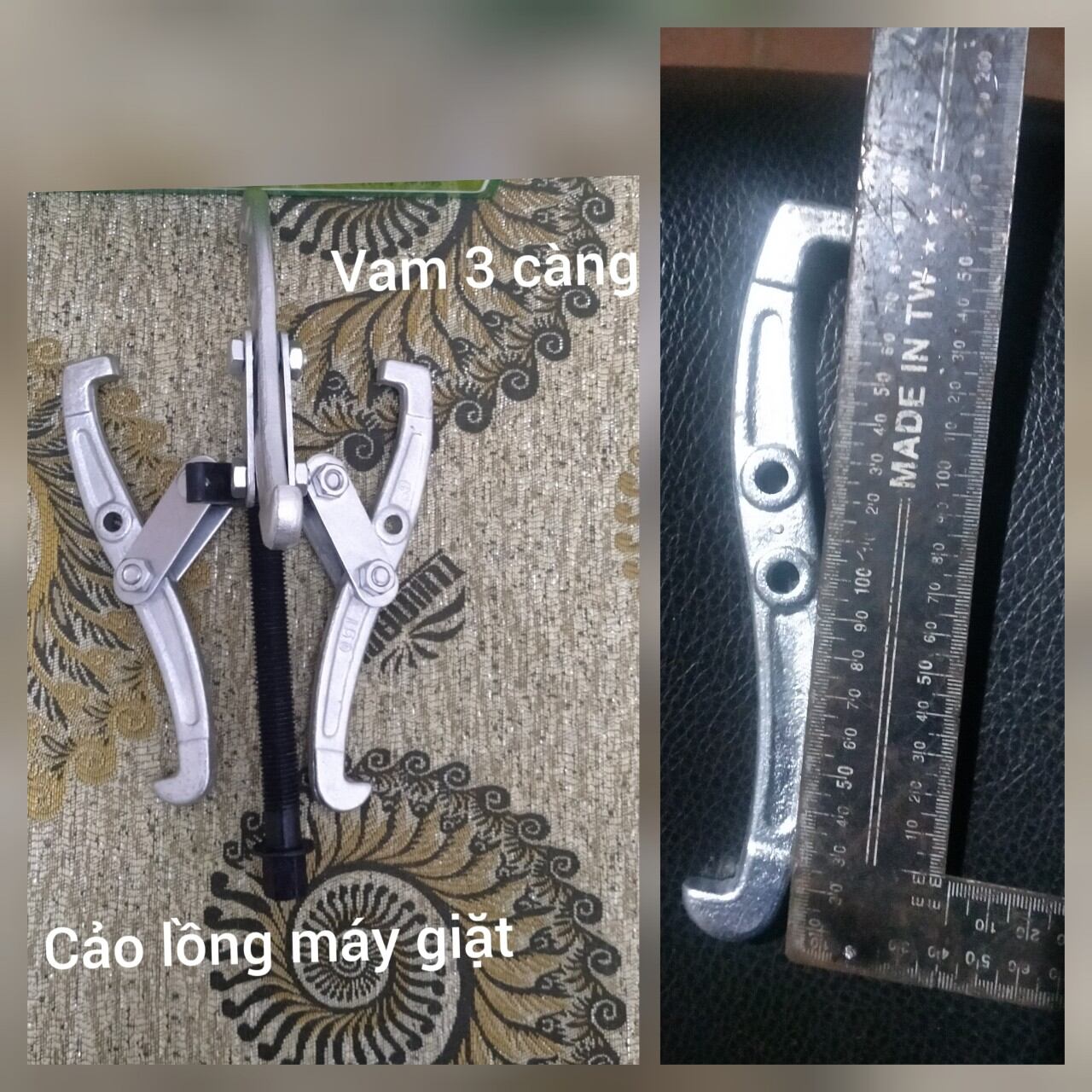 Combo Búa Tháo Ốc Lồng + Cảo mâm + Cảo Lồng Máy Giặt