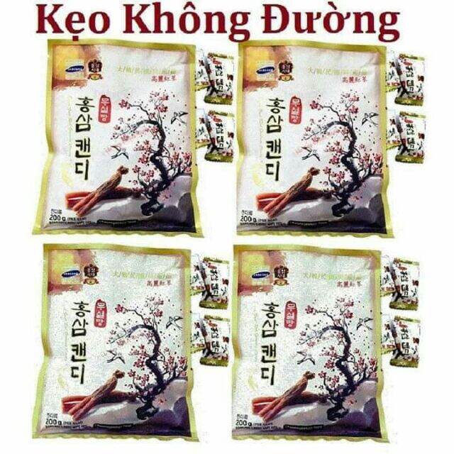 kẹo sâm không đường 2 gói