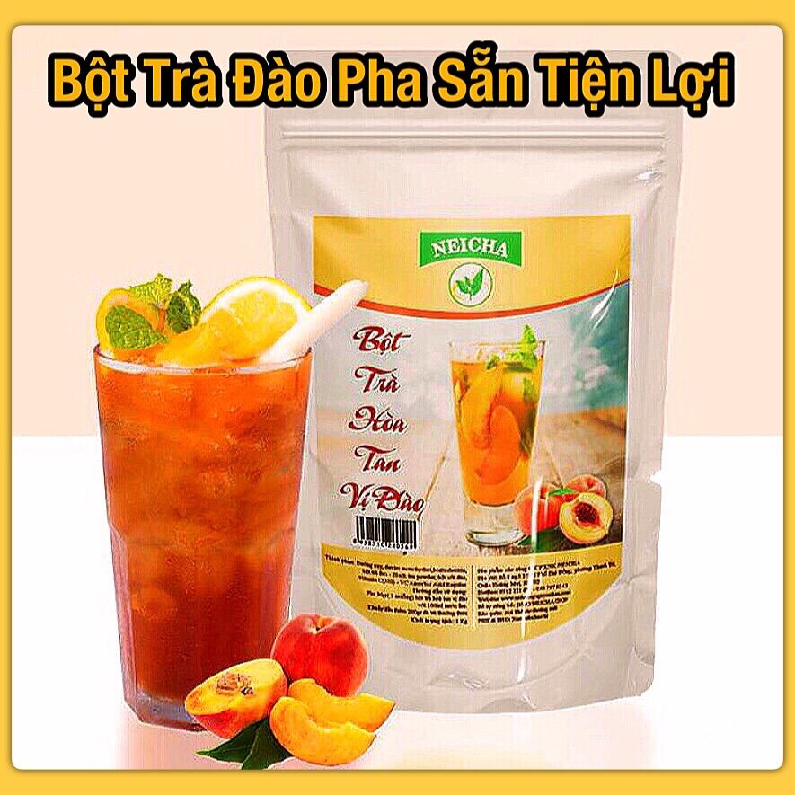 (Gói 1kg)Trà Đào Hòa Tan. PHA SẴN SIÊU NHANH, thơm ngon đúng vị.