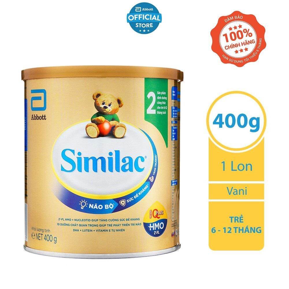 Sữa bột Similac 2 400g HMO dành cho bé 6-12 tháng