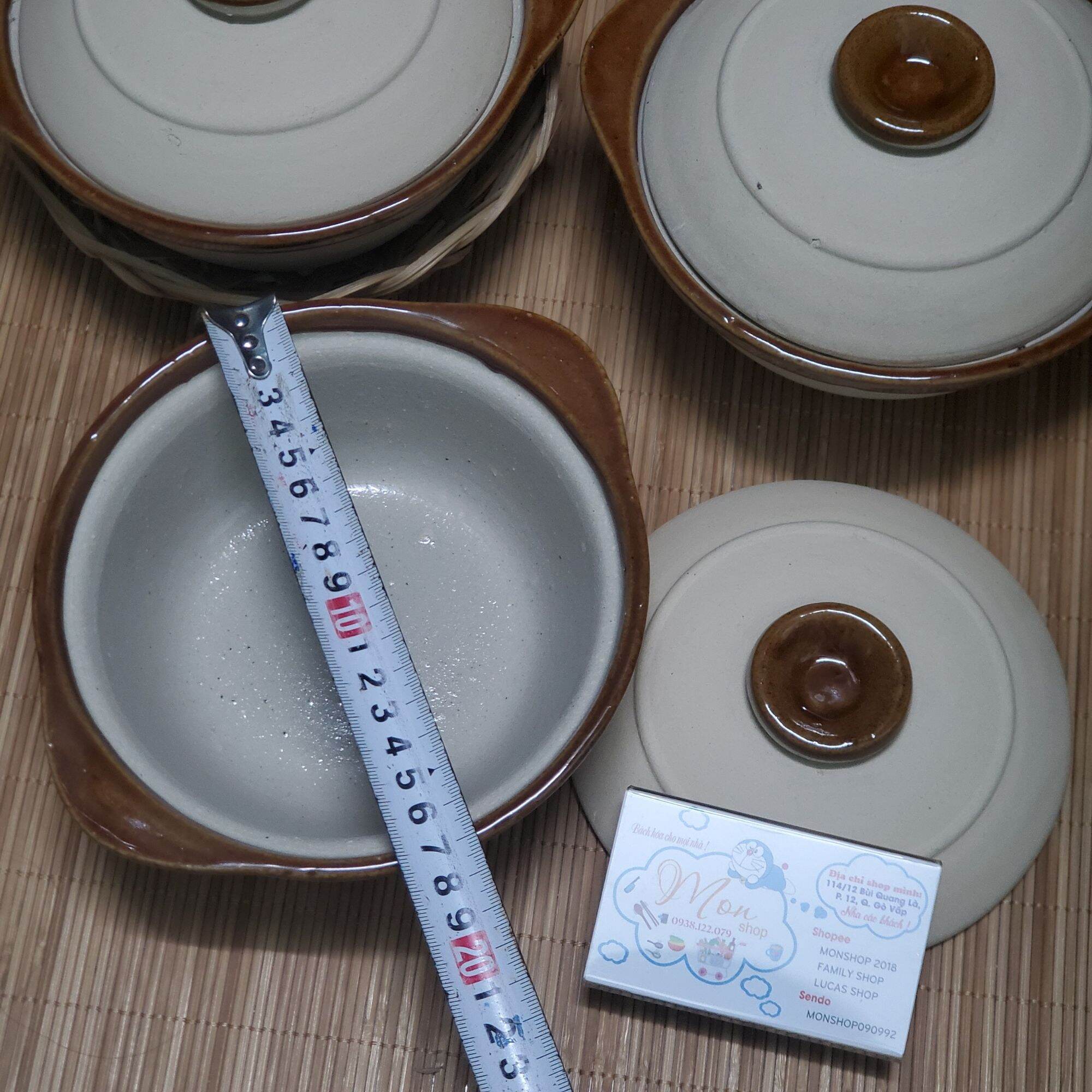 NỒI ĐẤT NUNG THƯỢNG HẠNG SIZE 15cm ,17cm (DÙNG ĐỂ ĐỰNG KO NẤU)