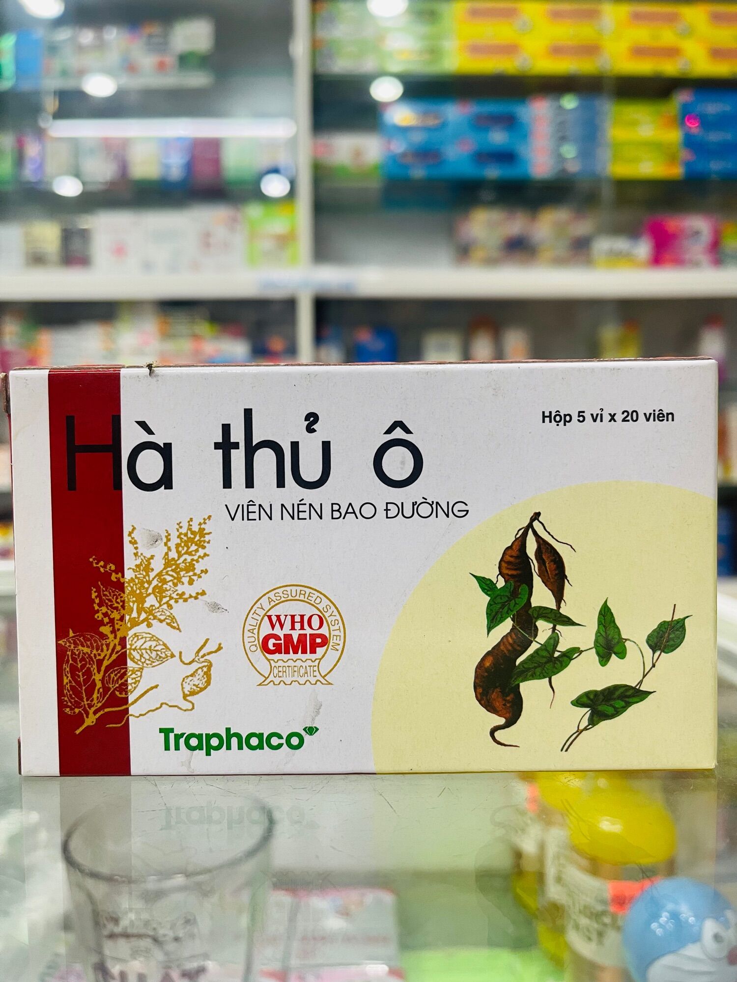 Hà thủ ô Traphaco - 100 viên - Dưỡng huyết, bổ can thận, làm đen râu tóc