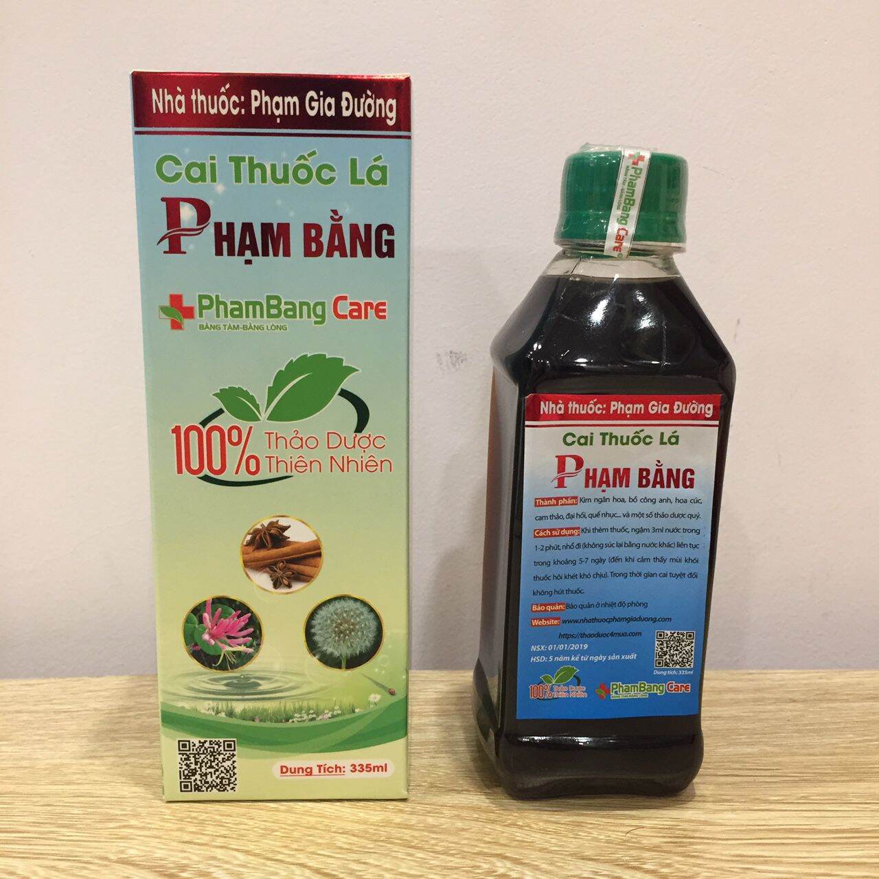 Nước Xúc Miệng Thảo Dược cai Thuoc Lá