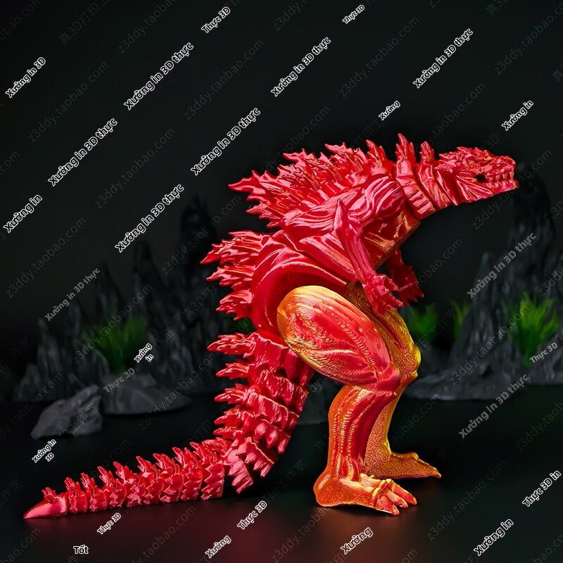 Mô Hình Khủng Long 3D In Thực Tế Di Chuyển