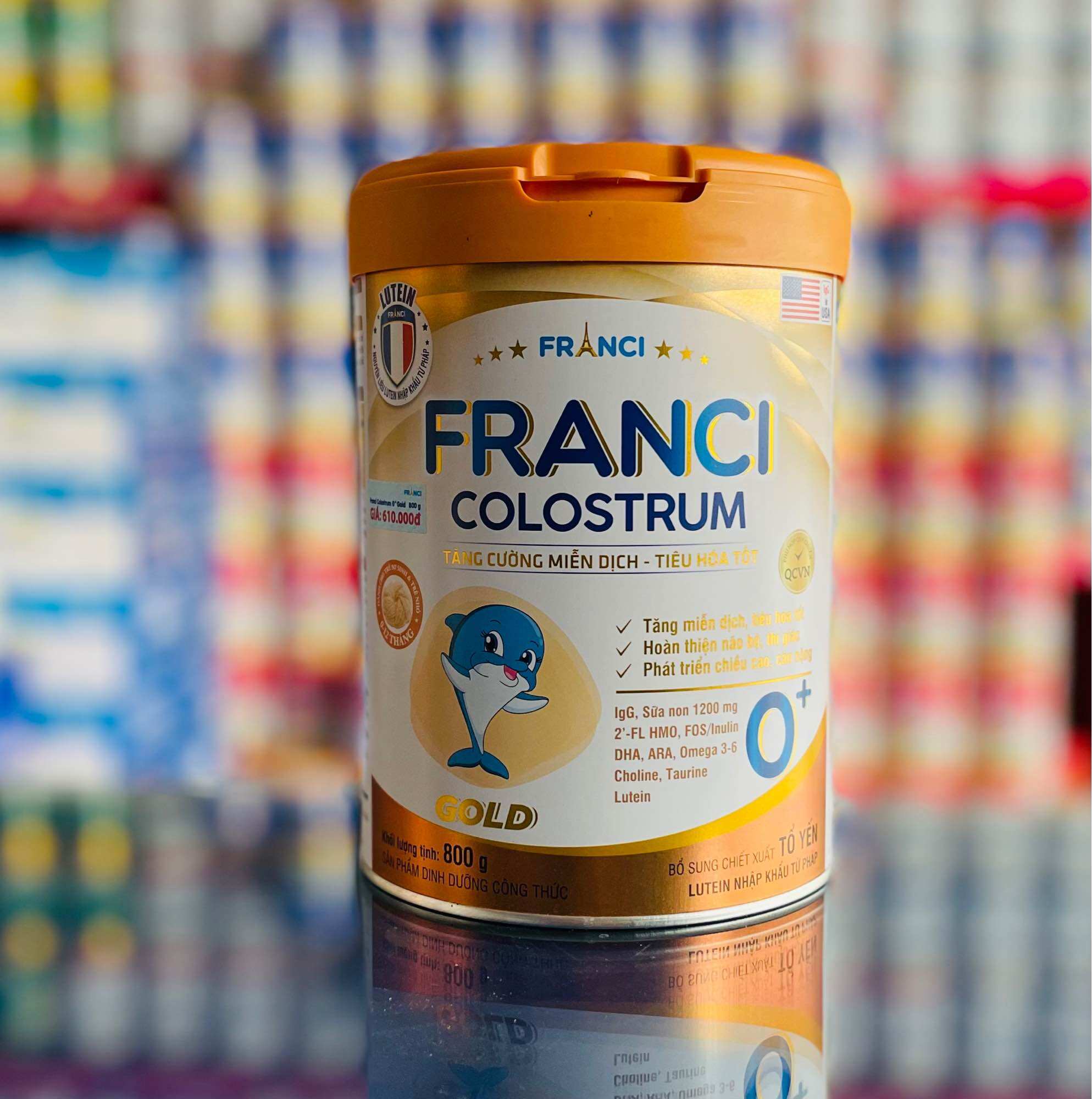 Sữa bột franci colostrum 0+ 800g