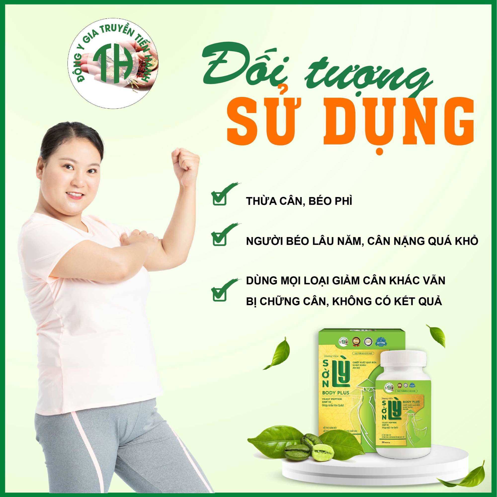 [Tặng VitC ] Thảo Mộc Giảm cân Sờn Lỳ Dành Cho Cơ Địa Chai Nhờn