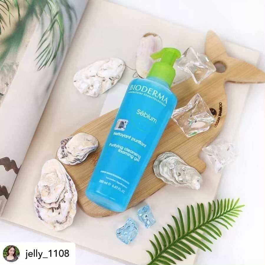 Sữa rửa mặt Bioderma Sebium cho da dầu mụn