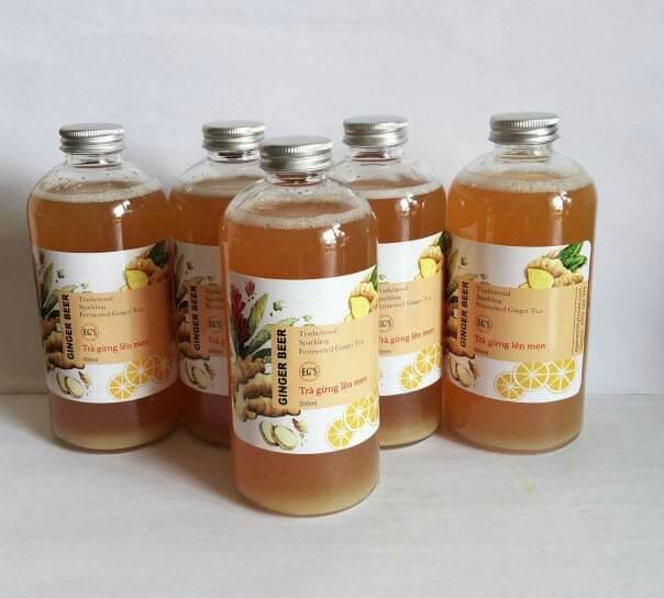 [HCM]bia gừng lên men 500ml