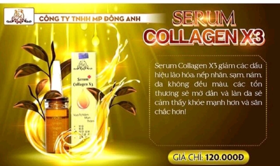 (Chính hãng) Serum Nám Collagen x3 Đông Anh 20ml