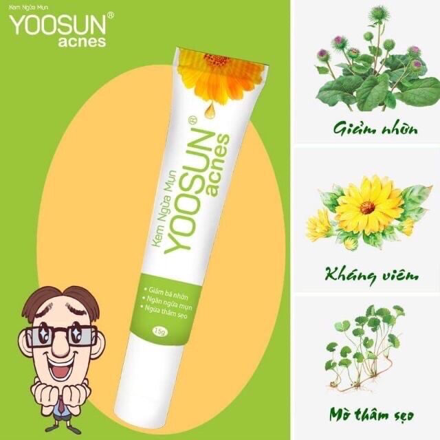 Kem Bôi mụn Yoosun acnes 15g