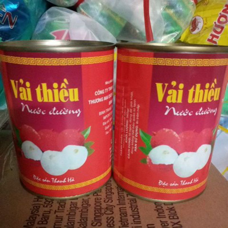 Vải thiều ngâm nước đường 565gram