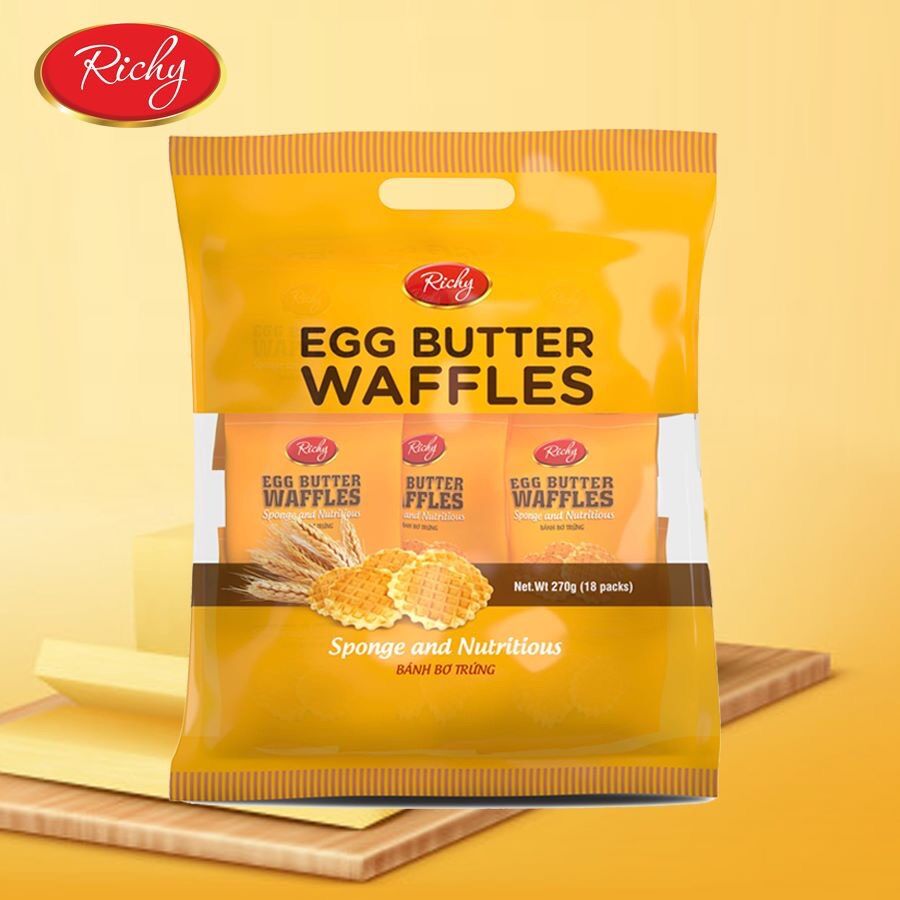 COMBO 18 CÁI BÁNH KARO BƠ TRỨNG RICHY GIÒN TAN
