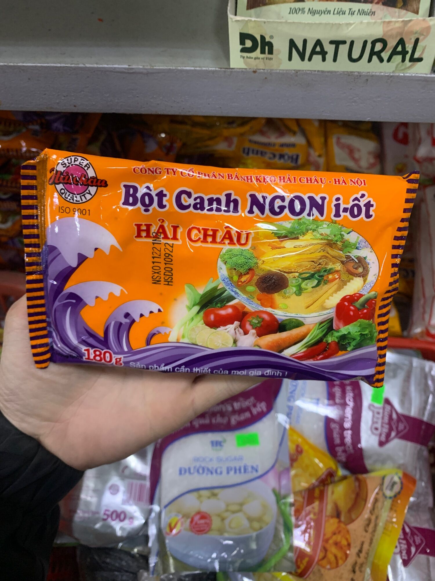 Bột canh ngon i-ốt hải châu 180g