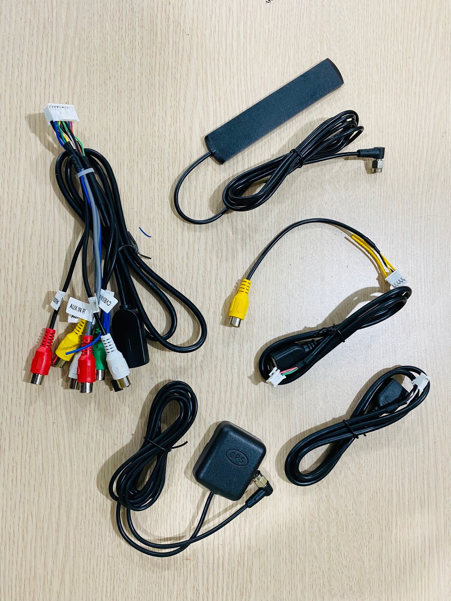 Bộ dây zắc phụ kiện Màn hình Android dây sim, gps, 4G, usb, cam lùi