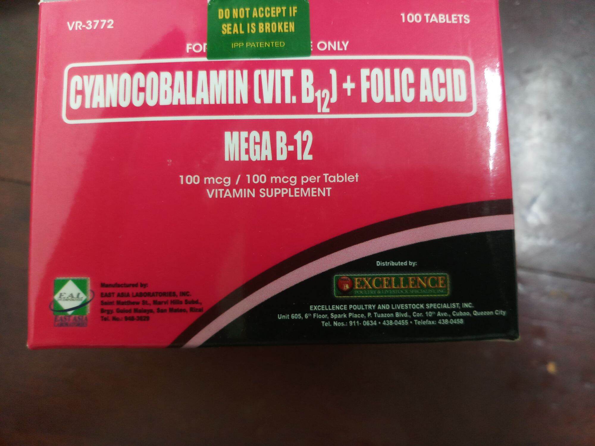 Mega b12 combo 3 vĩ* 10 viên b12 bổ máu