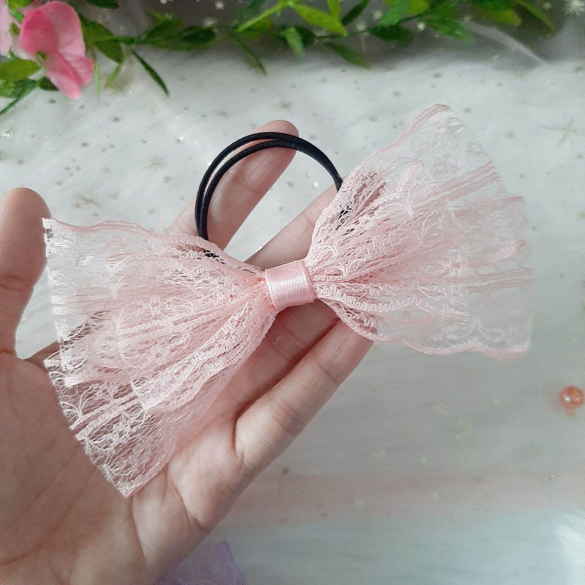 Cột tóc nơ lưới (mua 9 tặng 1)