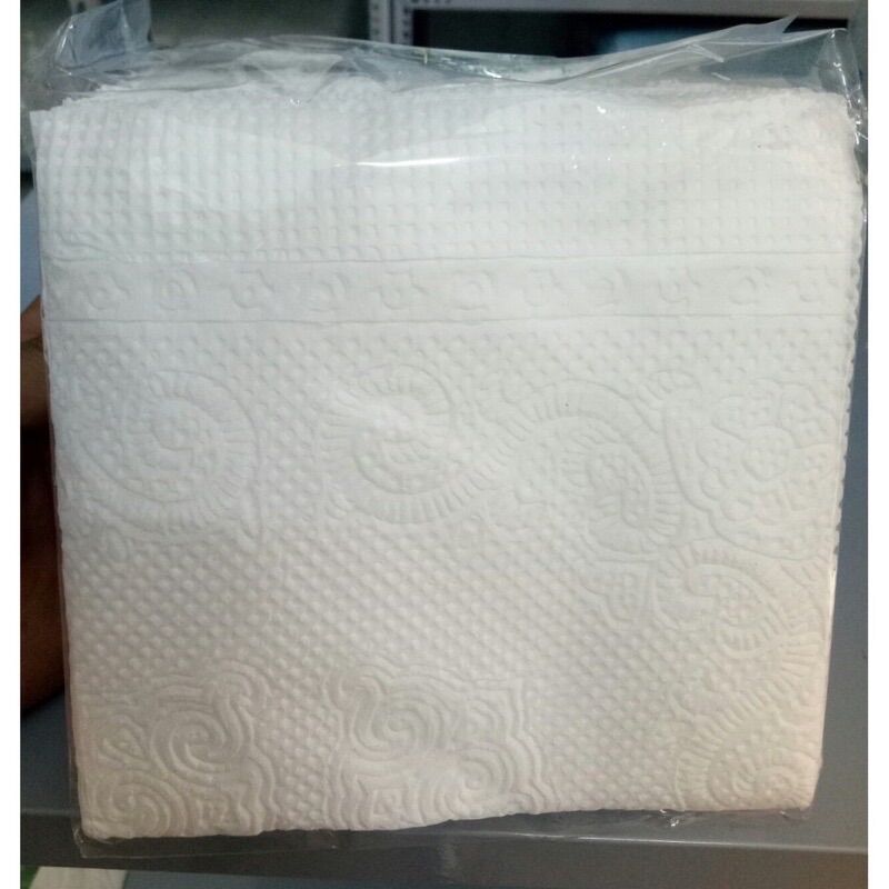 Apricot Square Paper Towels - 30X30Cm Paper Napkins, Folded on 4 Sides, Made in Vietnam, Thick Large Paper Pack
