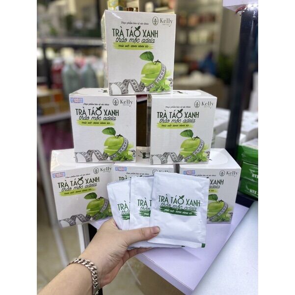 Trà giảm cân táo xanh kelly detox