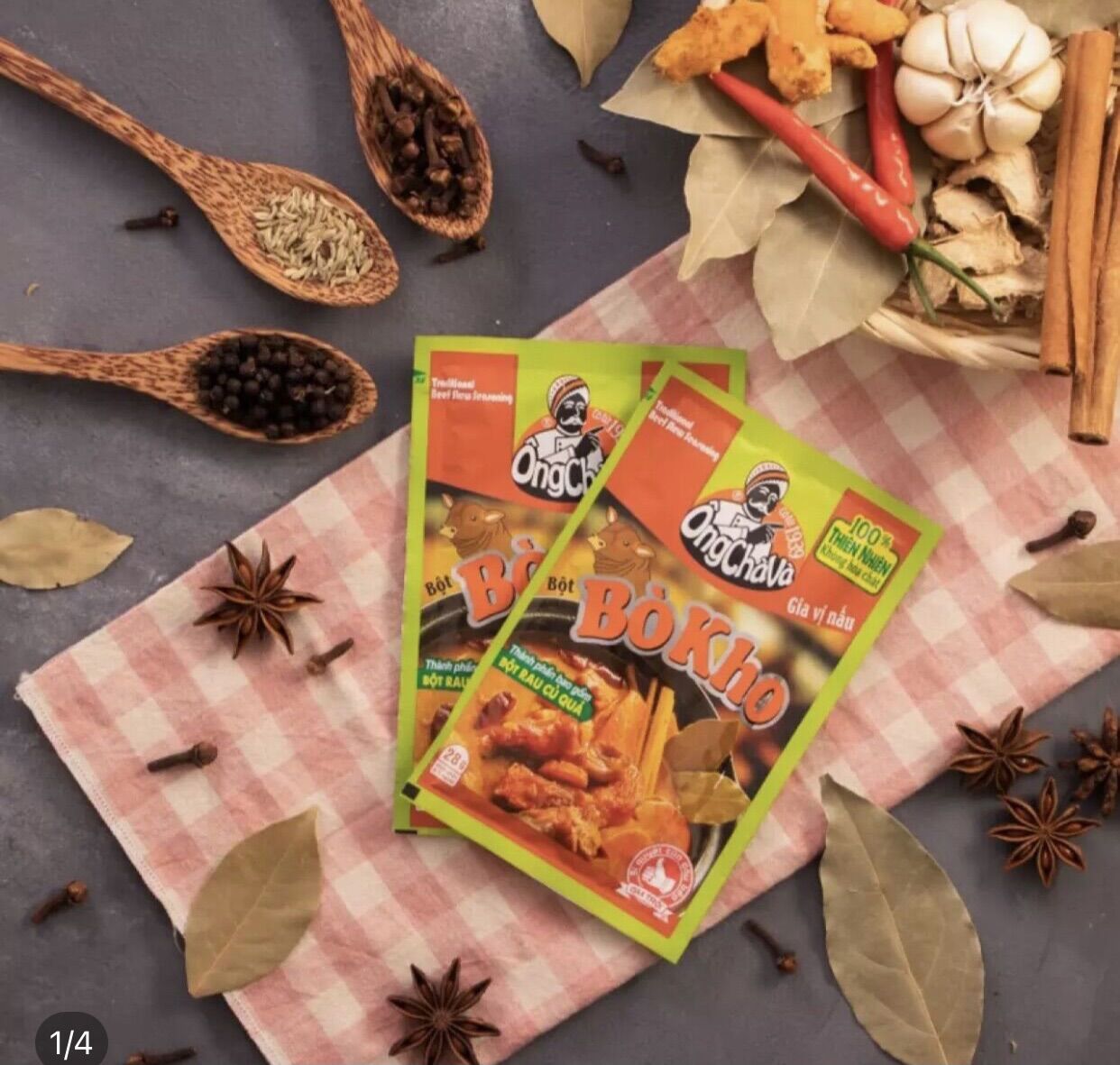 Com Bo gói gia vị Bò Kho 28gr Ocv ( giá Km 3 ngày)