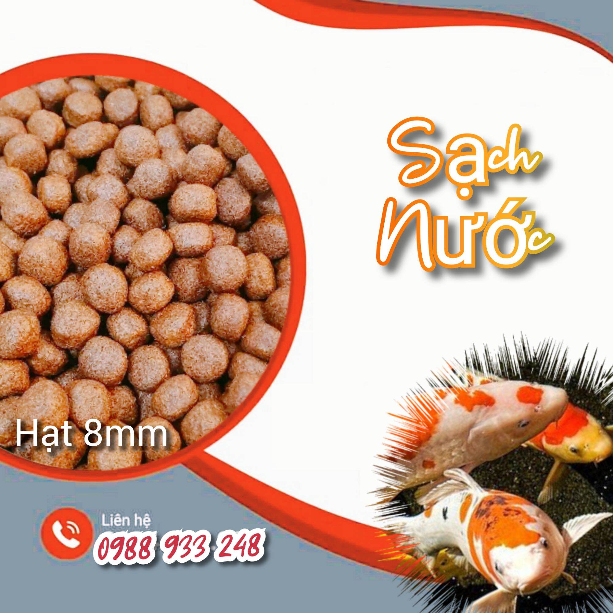 1kg cám cá Koi King feed 42% đạm
