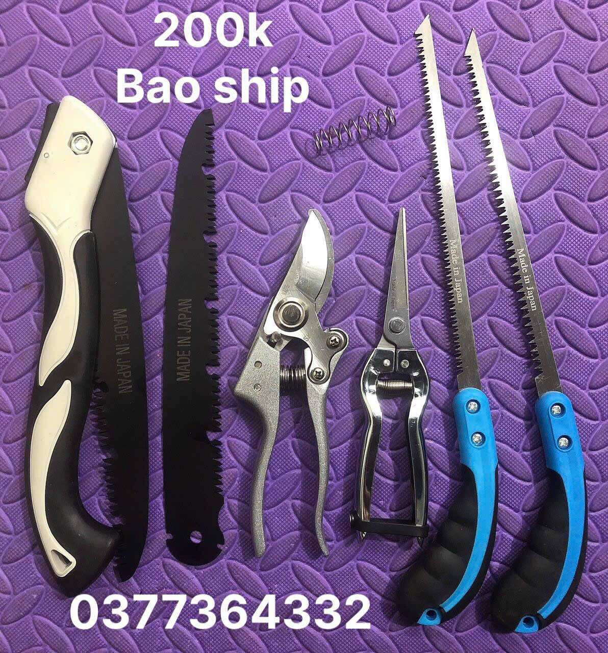 Combo kéo cắt cành sk5 dụng cụ bon sai cây cảnh làm vườn