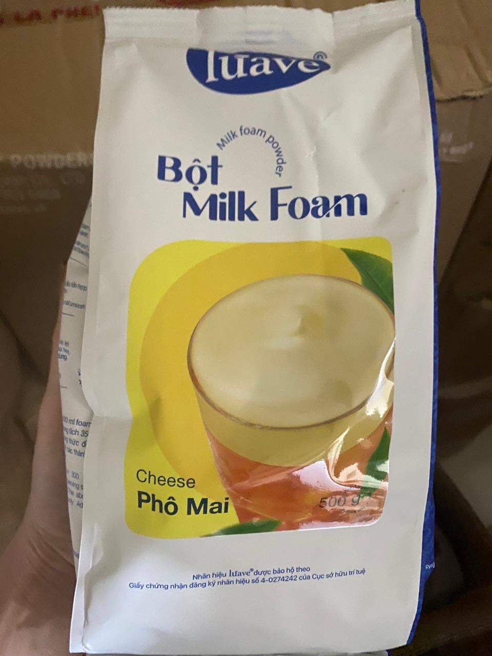 Bột Foam Phô mai Luave gói 500g