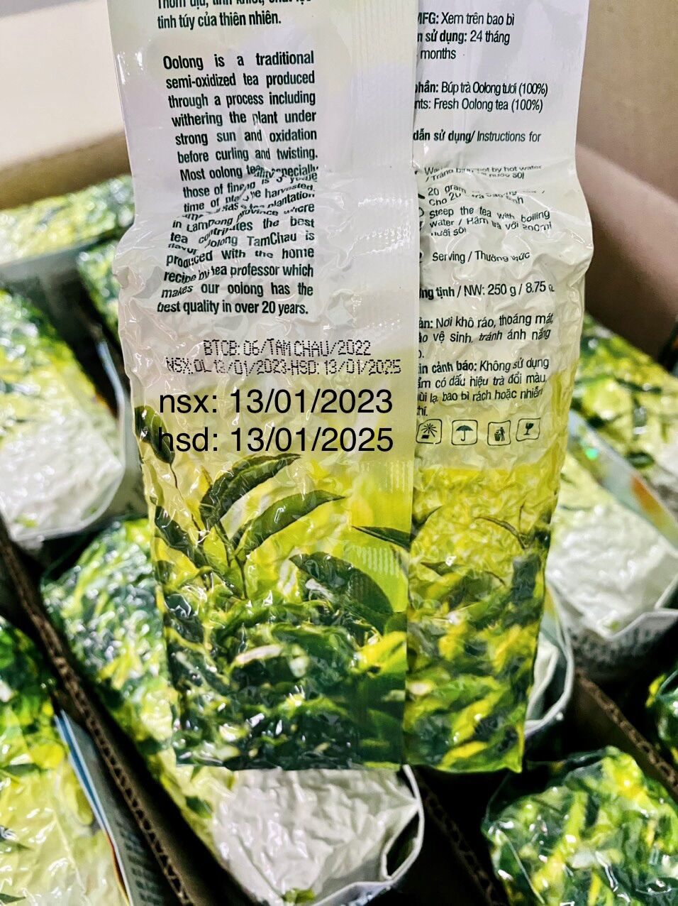 [HCM]Trà Ô long (Oolong - Olong) Tâm Châu 250g