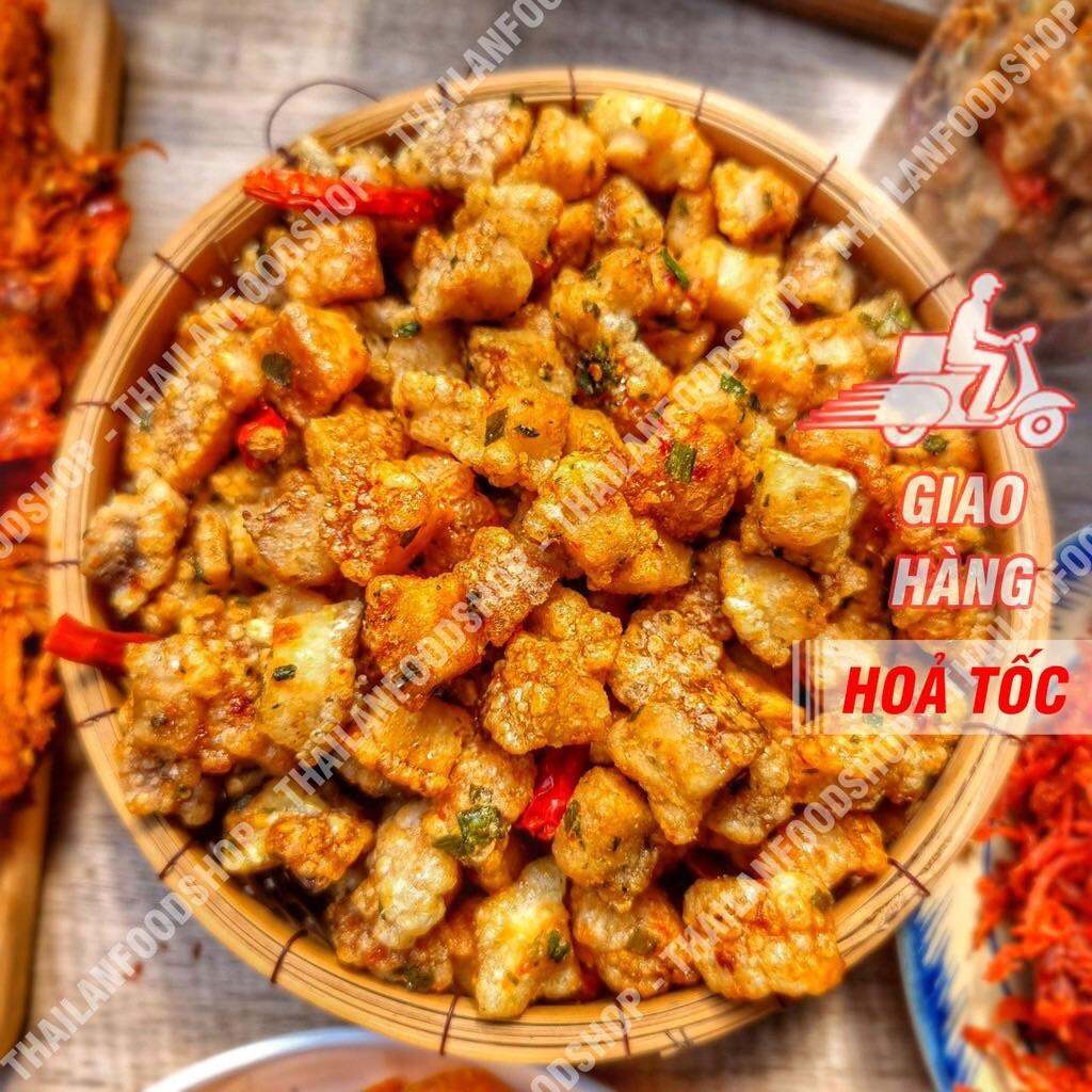 100gr Tóp Mỡ Chiên Giòn Sốt Mắm Hành