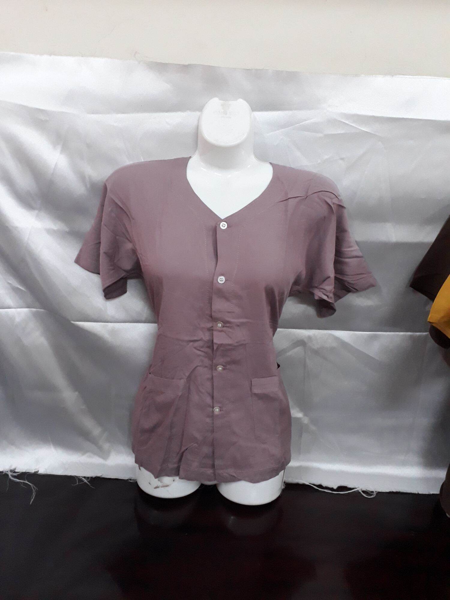 Áo lanh mầu cộc tay dành cho bà già (36 - 70kg)