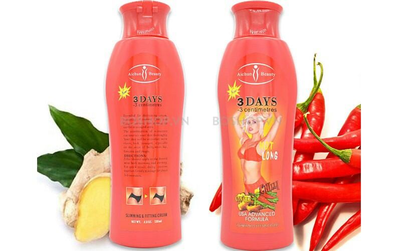 Cao gừng ớt tan mỡ 3days thái lan