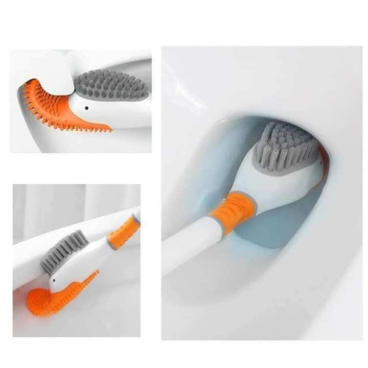 Cọ bồn cầu silicon nắp đạy hình con vịt