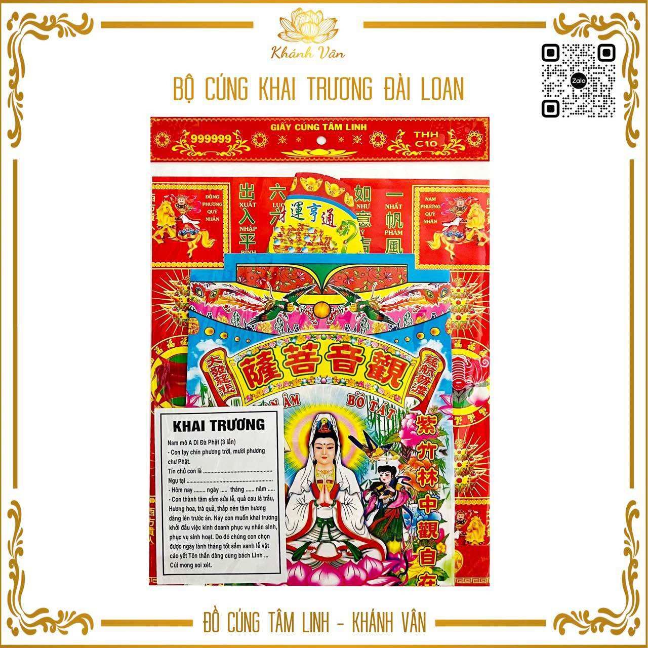 Giấy Cúng Khai Trương ( Nhà ở , Cửa Hàng )-( Ảnh Thật + Văn Khấn )