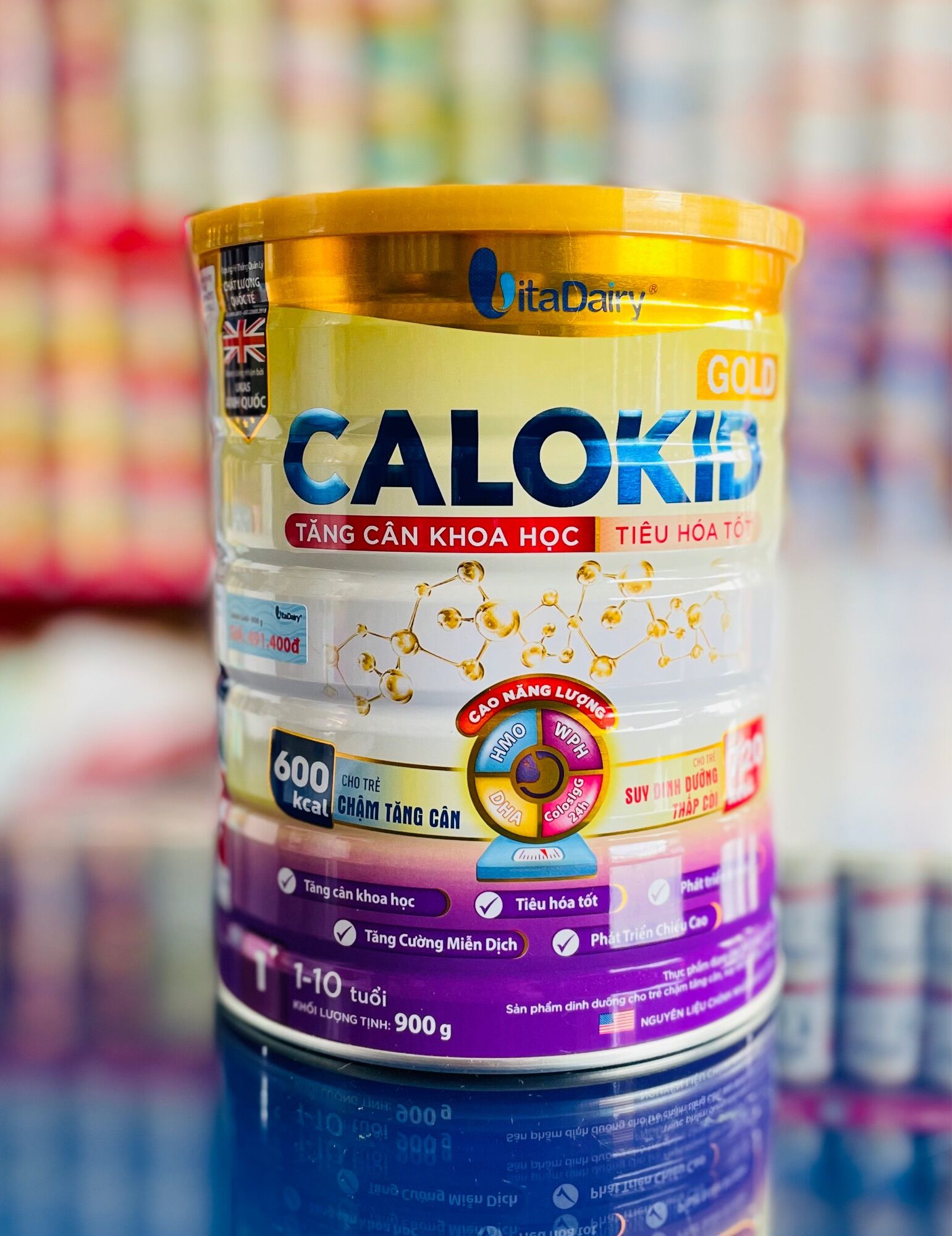 Sữa bột calokid gold 900g