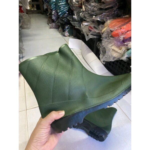 Ủng ngắn Việt Thắng màu lính size 36_43