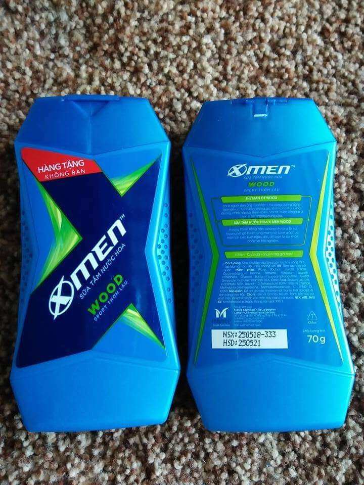 Dầu Gội Và Sữa Tắm Xmen 70g