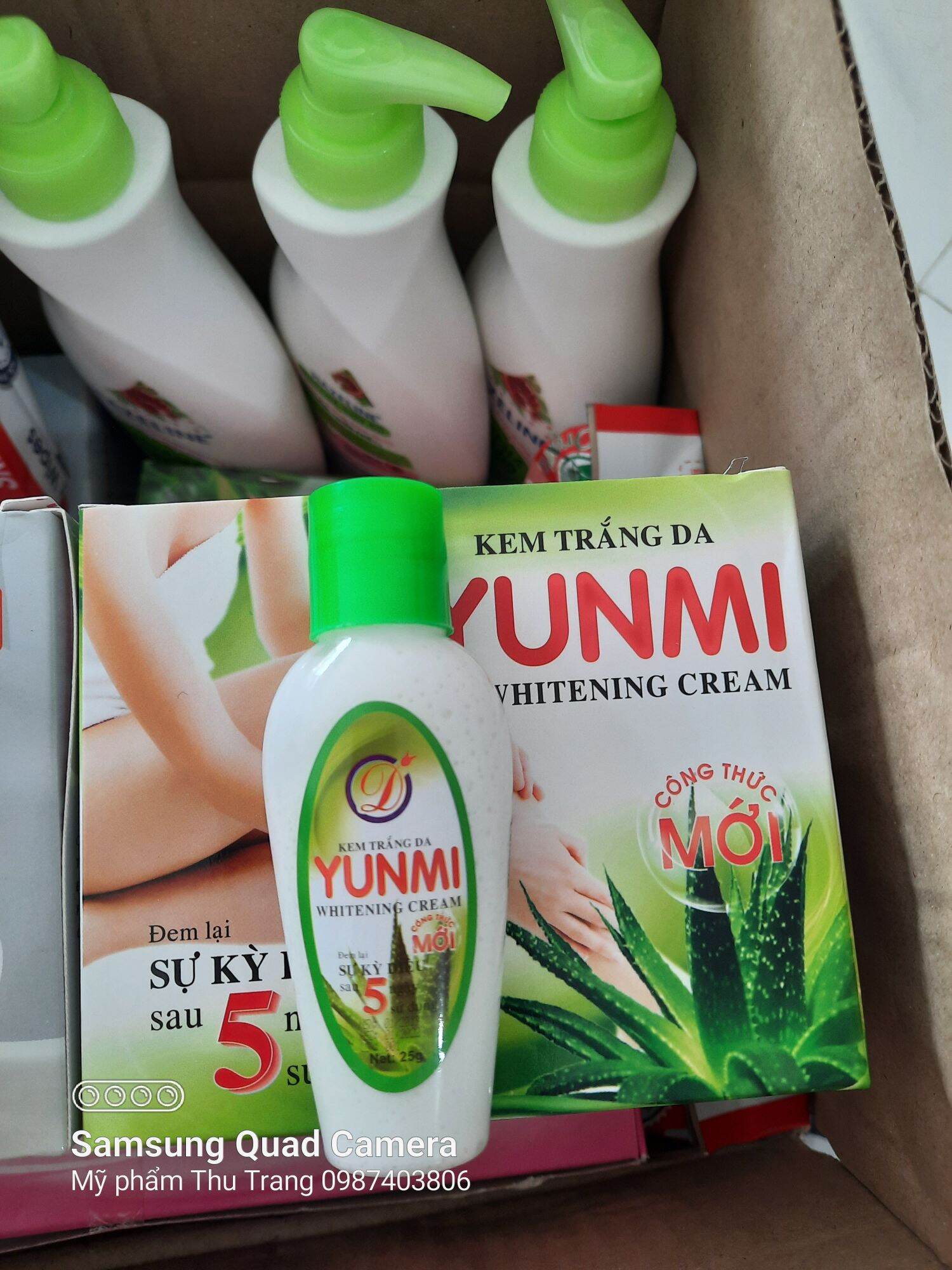 Lố 12 típ kem trắng da yunmi