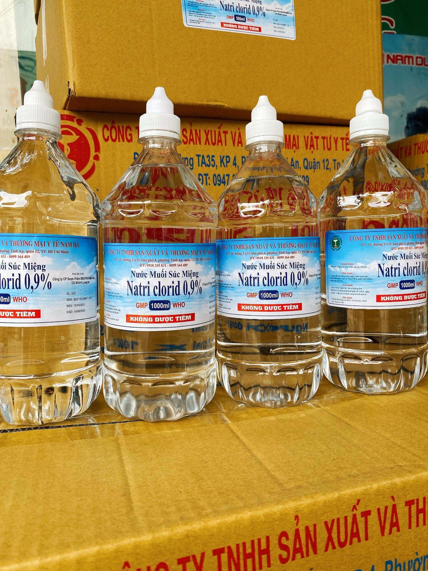 Nước muối súc miệng Nam Hà 1000ml (NACL)