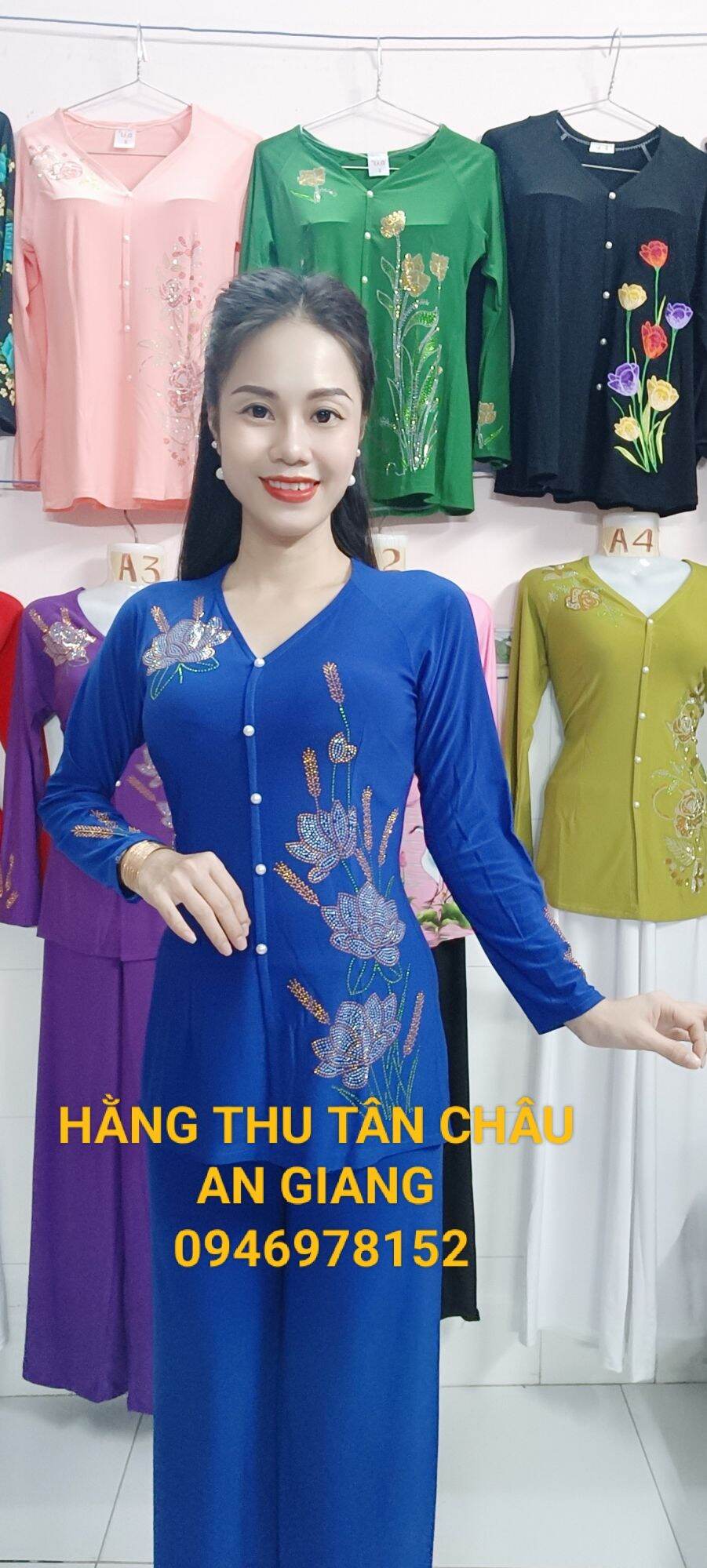 BỘ BÀ BA ĐÍNH ĐÁ BÔNG LÚA (BÁN CẢ BỘ ÁO QUẦN CÙNG MÀU)
