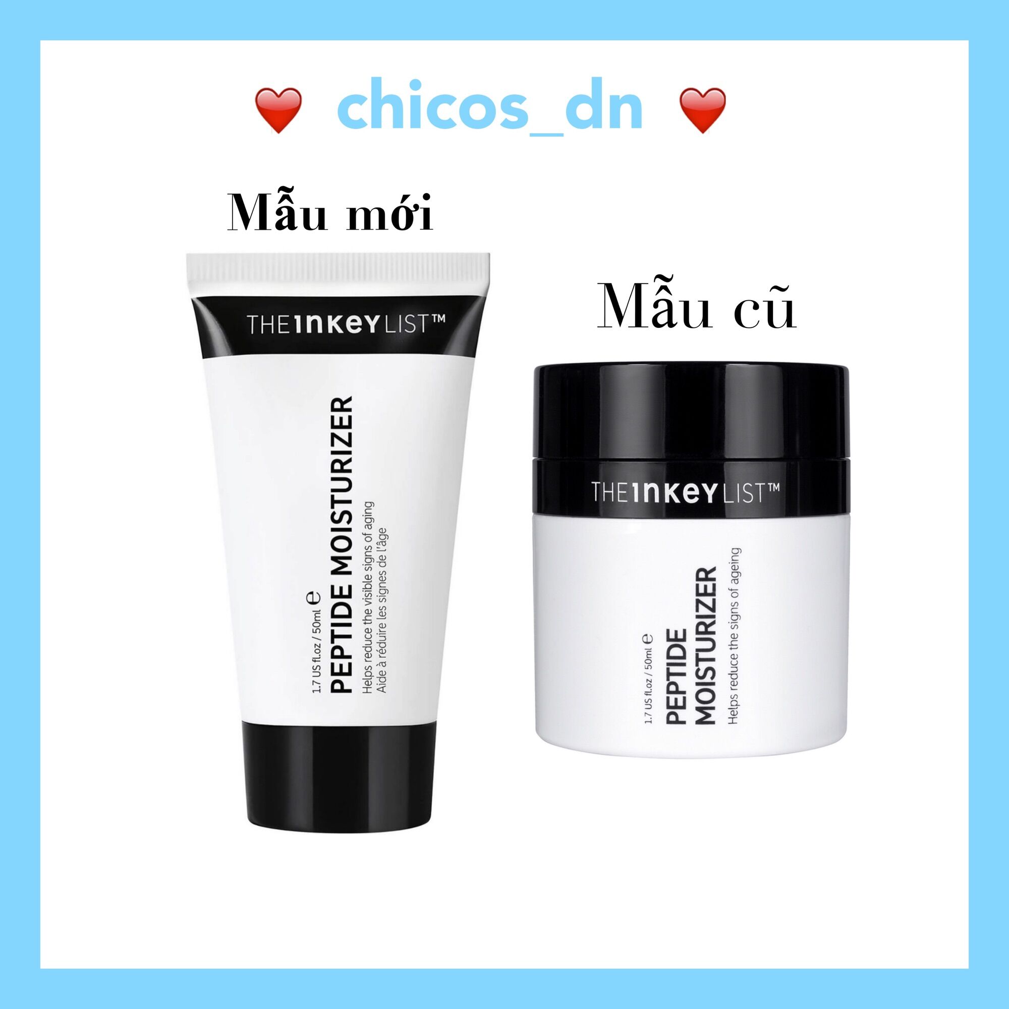 [Bill Sephora US] Kem Dưỡng Ẩm The Inkey List Peptide Moisturizer 50ml