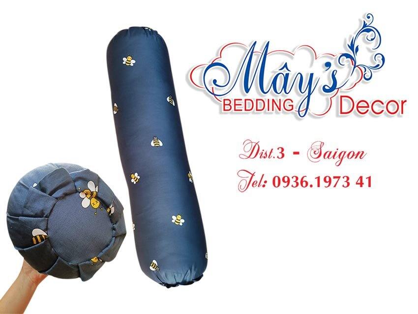 Áo gối ôm 37x100cm có khóa kéo