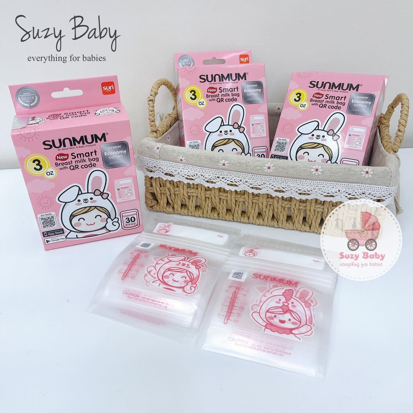 TÚI TRỮ SỮA SUNMUM THÁI LAN 100ML/250ML
