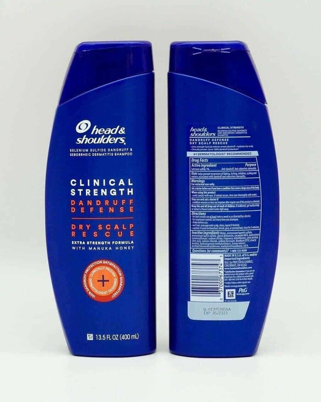 DẦU GỘI HEAD & SHOULDERS 400ML