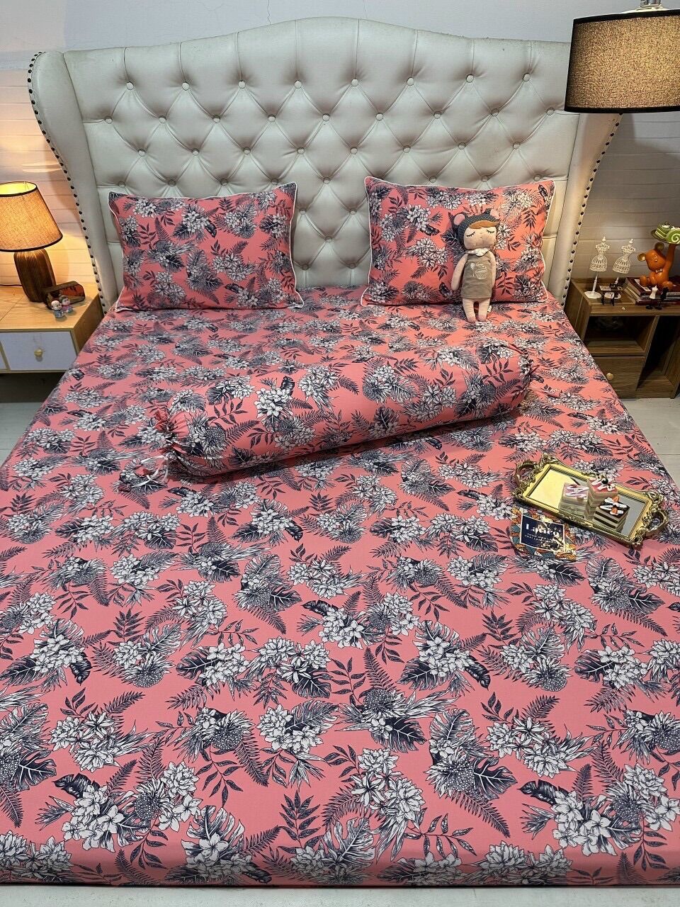 Bộ 4 drap/ga áo gối thun siêu lạnh thái