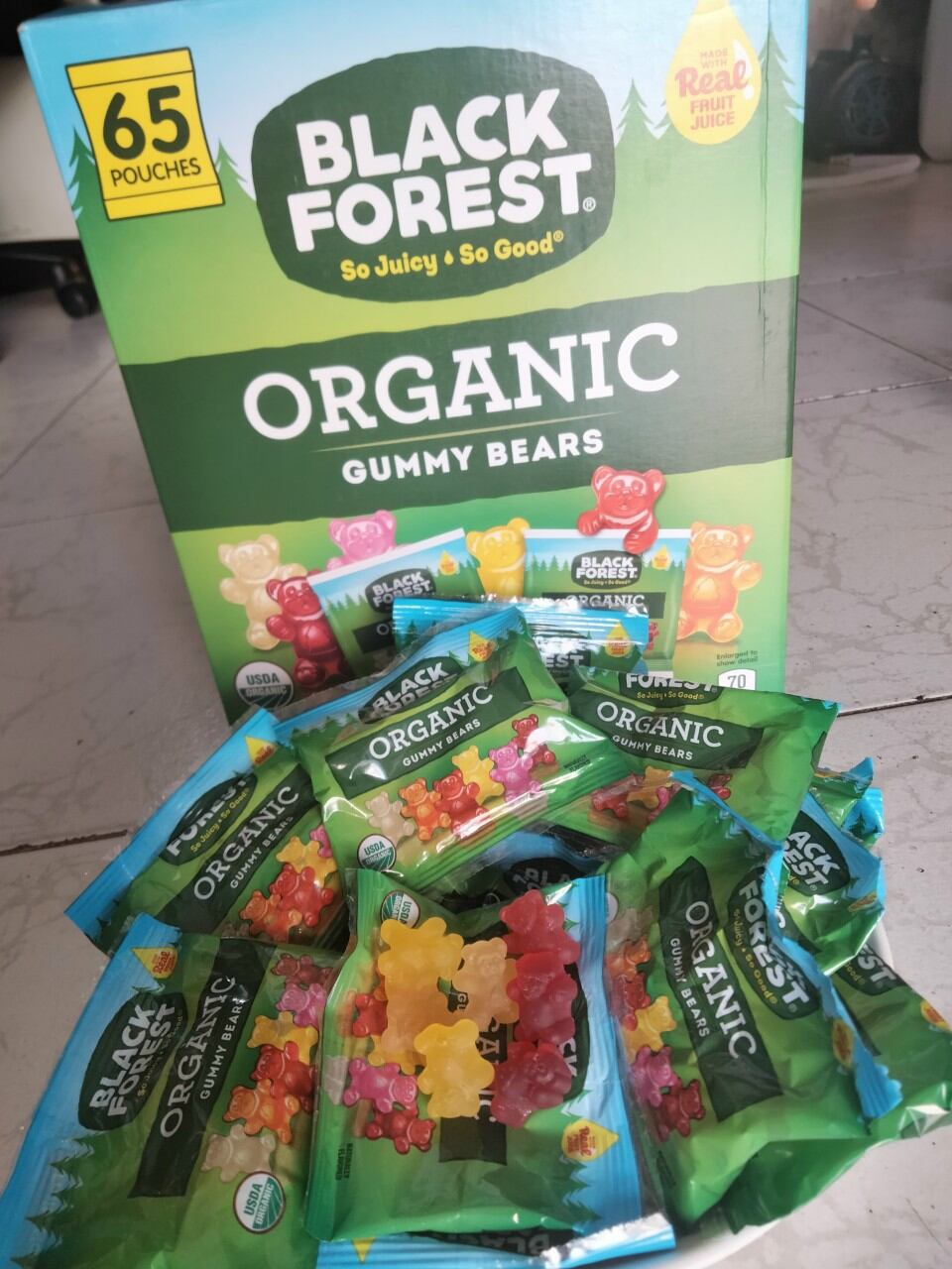 Kẹo gấu dẻo Black Forest của Mỹ (1gói)