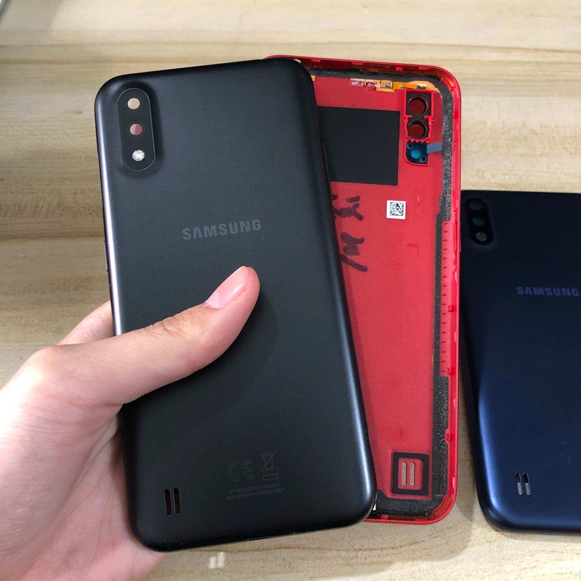 Bộ Vỏ + Sườn Samsung A01 Zin Hàng Cao Cấp. ( Tặng khay Sim)