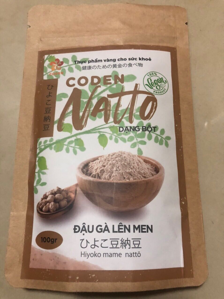 Natto bột đậu gà
