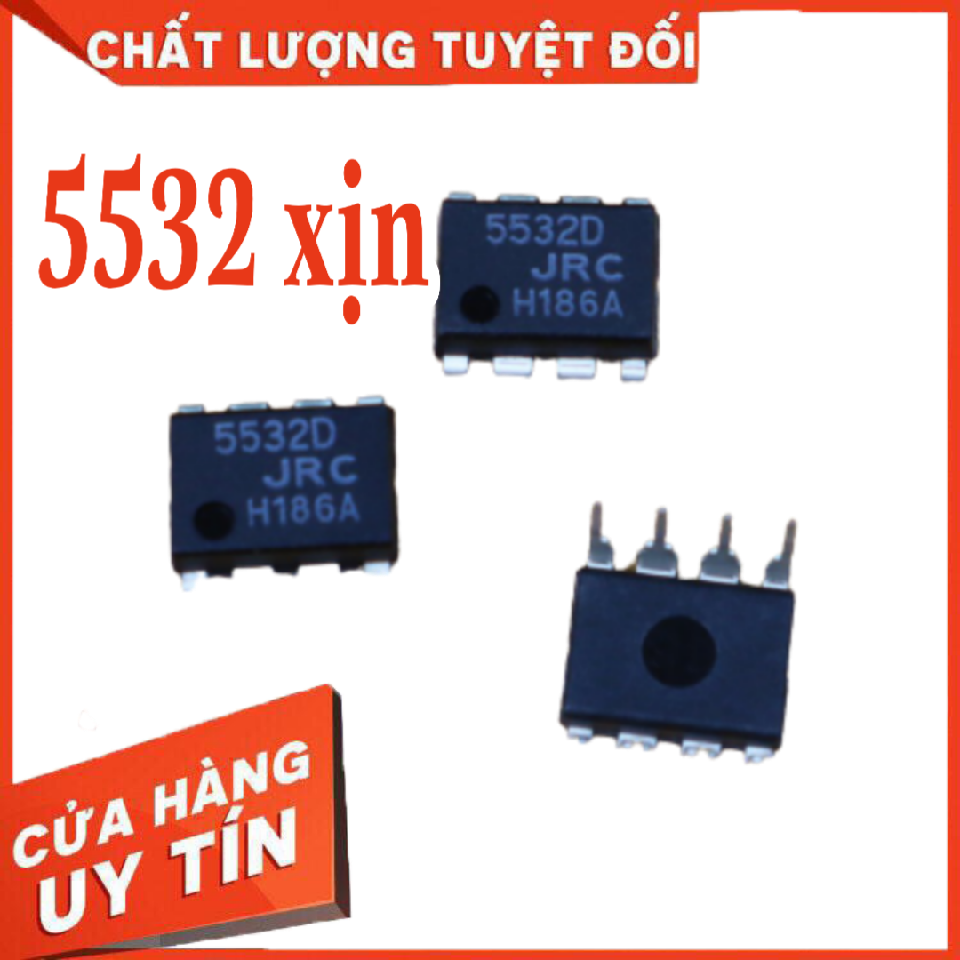 IC 4558D loại xịn oppam 2 kênh loại chữ trắng