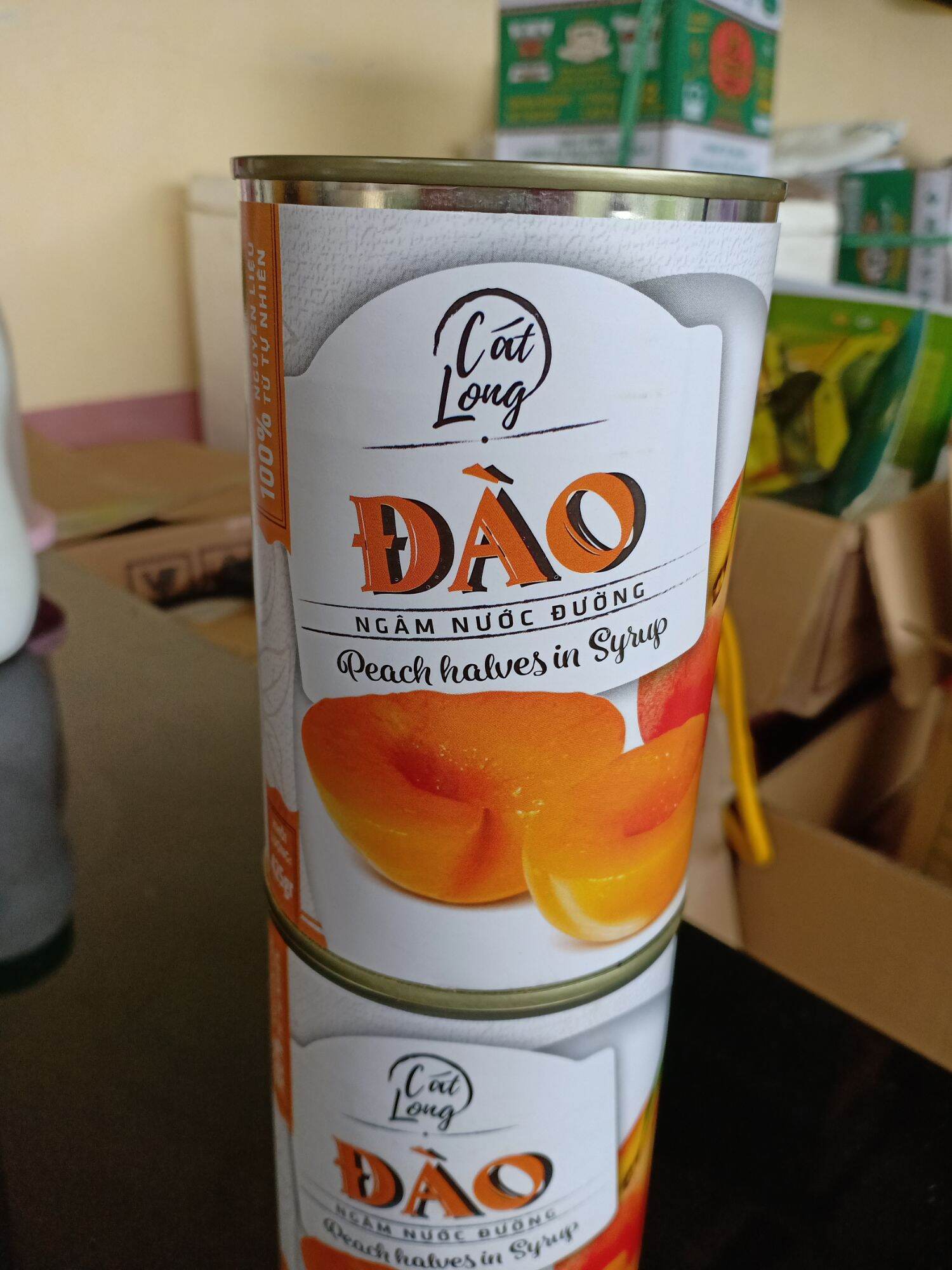 Đào ngâm miếng 425gr